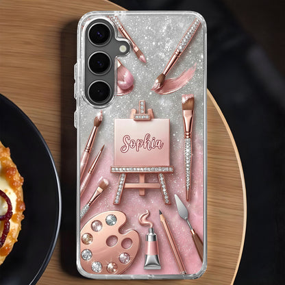 Artist At Heart Creating A World Of Color Easel And Paint Brushes