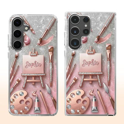 Artist At Heart Creating A World Of Color Easel And Paint Brushes