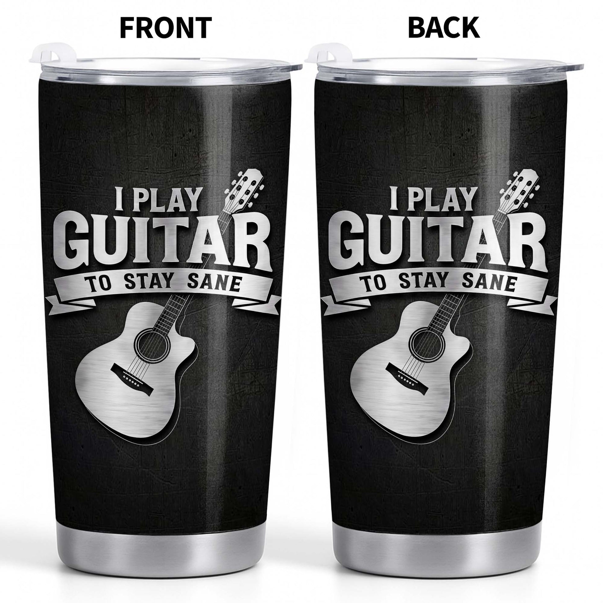 I Play Guitar To Stay Sane Acoustic Music Design