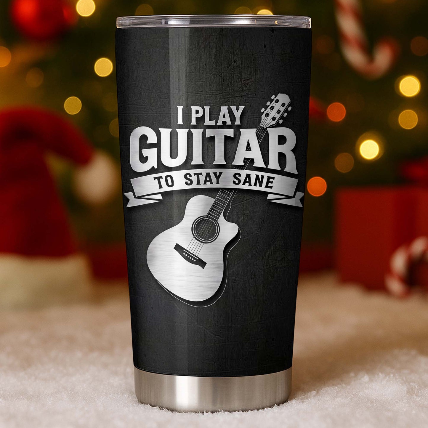 I Play Guitar To Stay Sane Acoustic Music Design