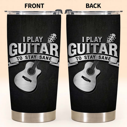 I Play Guitar To Stay Sane Acoustic Music Design