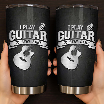 I Play Guitar To Stay Sane Acoustic Music Design