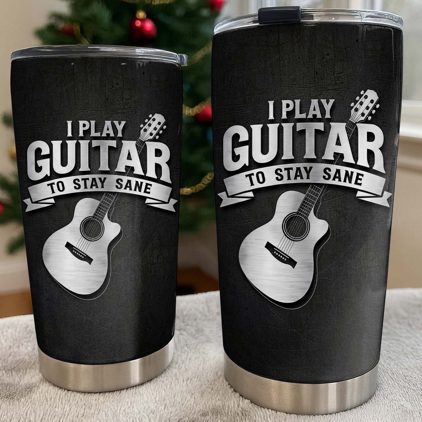 I Play Guitar To Stay Sane Acoustic Music Design