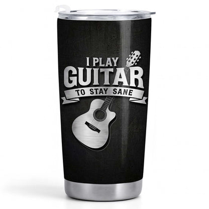I Play Guitar To Stay Sane Acoustic Music Design