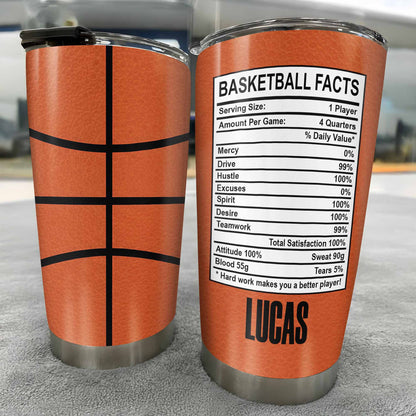 Basketball Facts Nutriton Label Texture For Players And Athletes