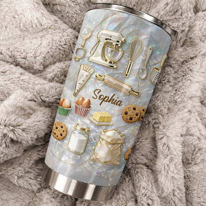 Baking With Love And Sweet Ingredients Stand Mixer And Cookies