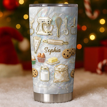 Baking With Love And Sweet Ingredients Stand Mixer And Cookies