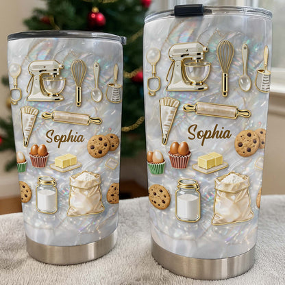 Baking With Love And Sweet Ingredients Stand Mixer And Cookies