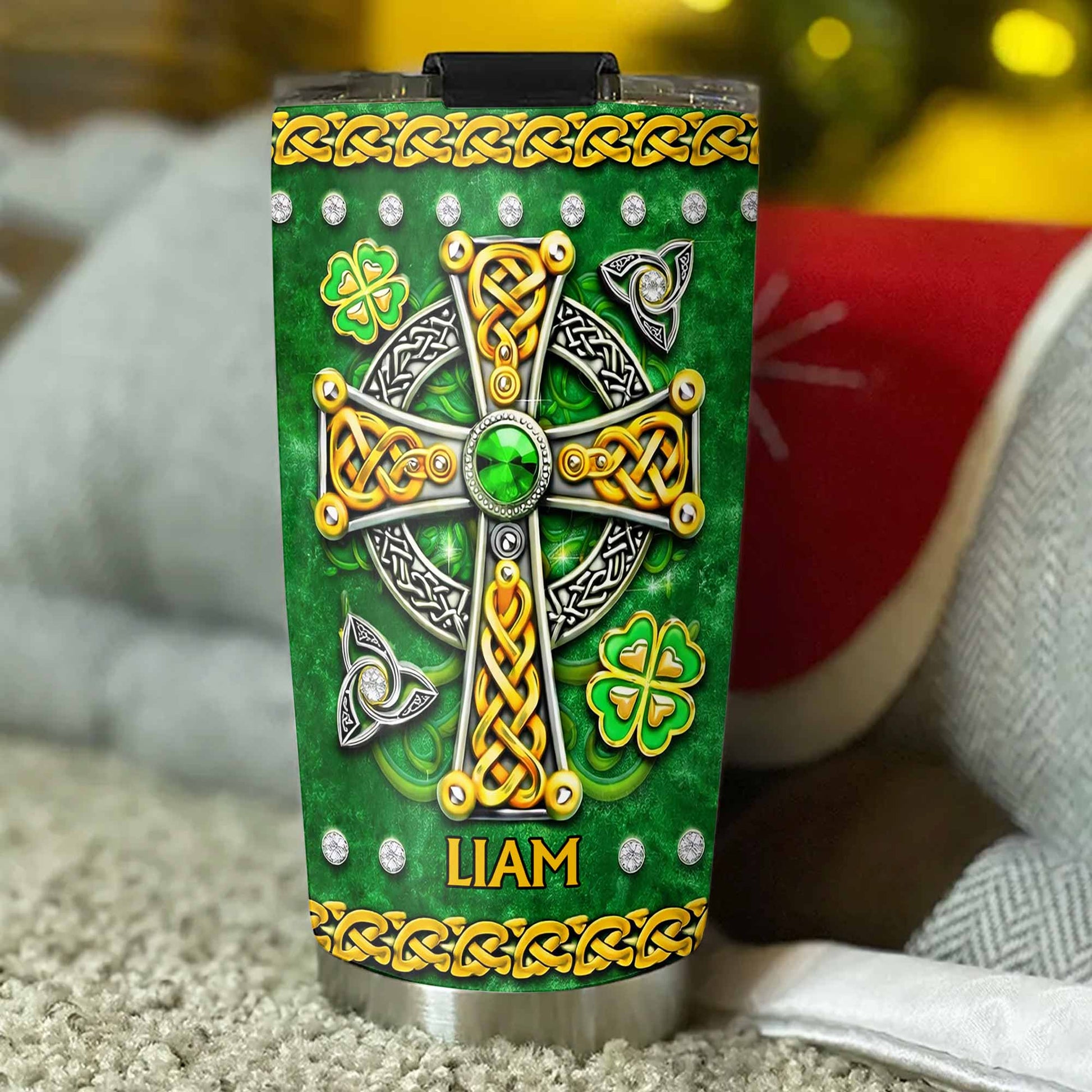 In My Veins Flows The Blood Of Irish Rebels Celtic Cross Shamrock