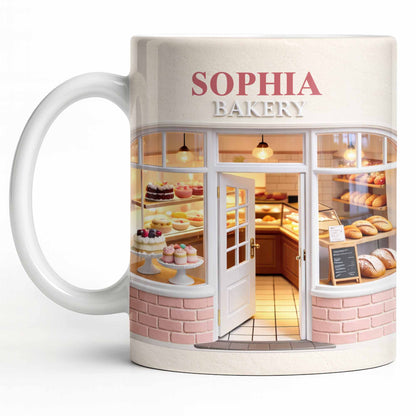 My Bakery Custom Storefront With Cakes And Bread