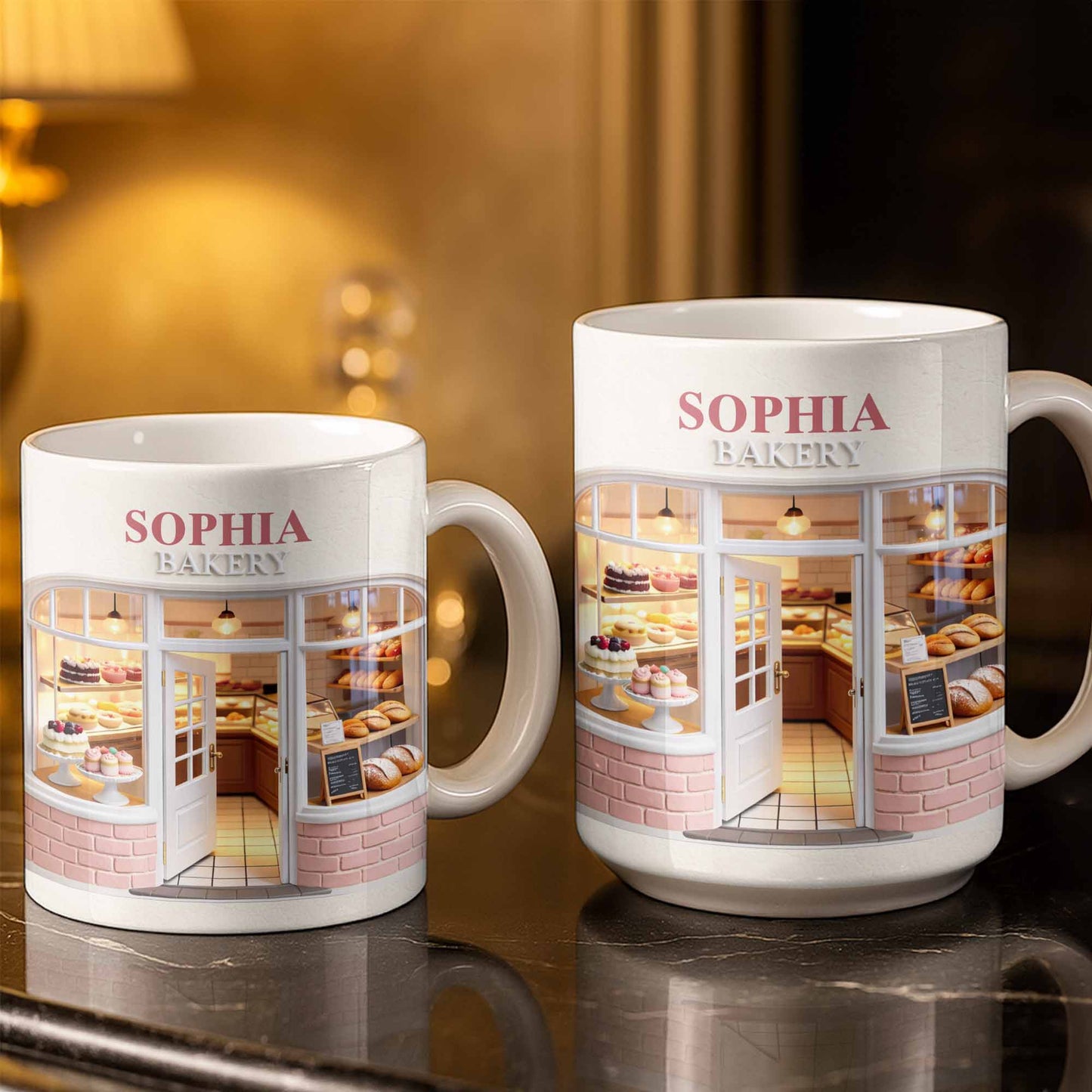 My Bakery Custom Storefront With Cakes And Bread