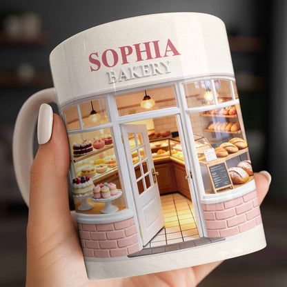 My Bakery Custom Storefront With Cakes And Bread