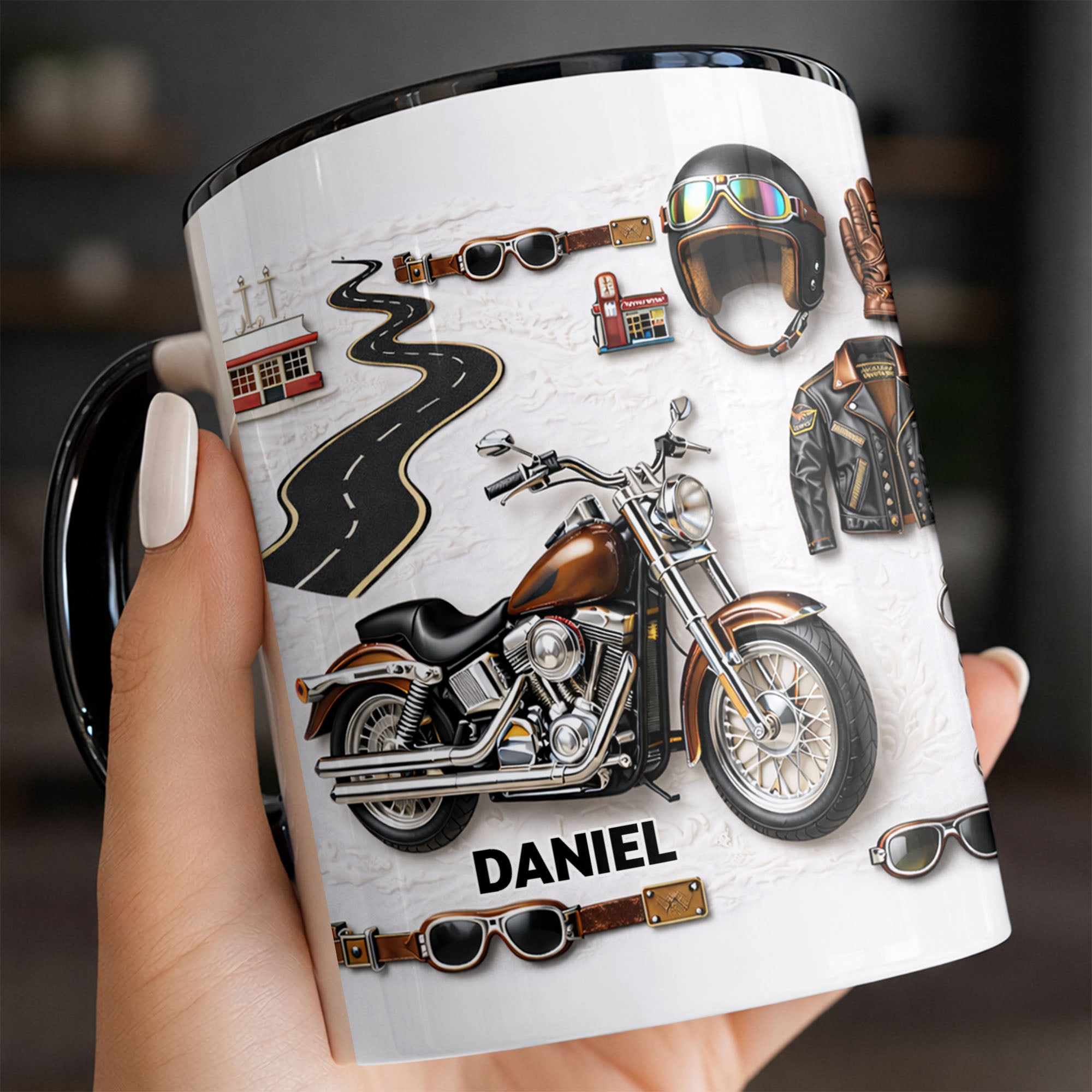 Life Is A Beautiful Ride Motorcycle Accent Mug, Gift For Biker Lovers ...