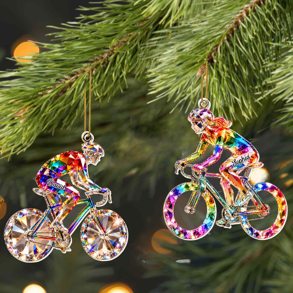Ride With Passion, Personalized Custom Acrylic Ornament, Gift For ...