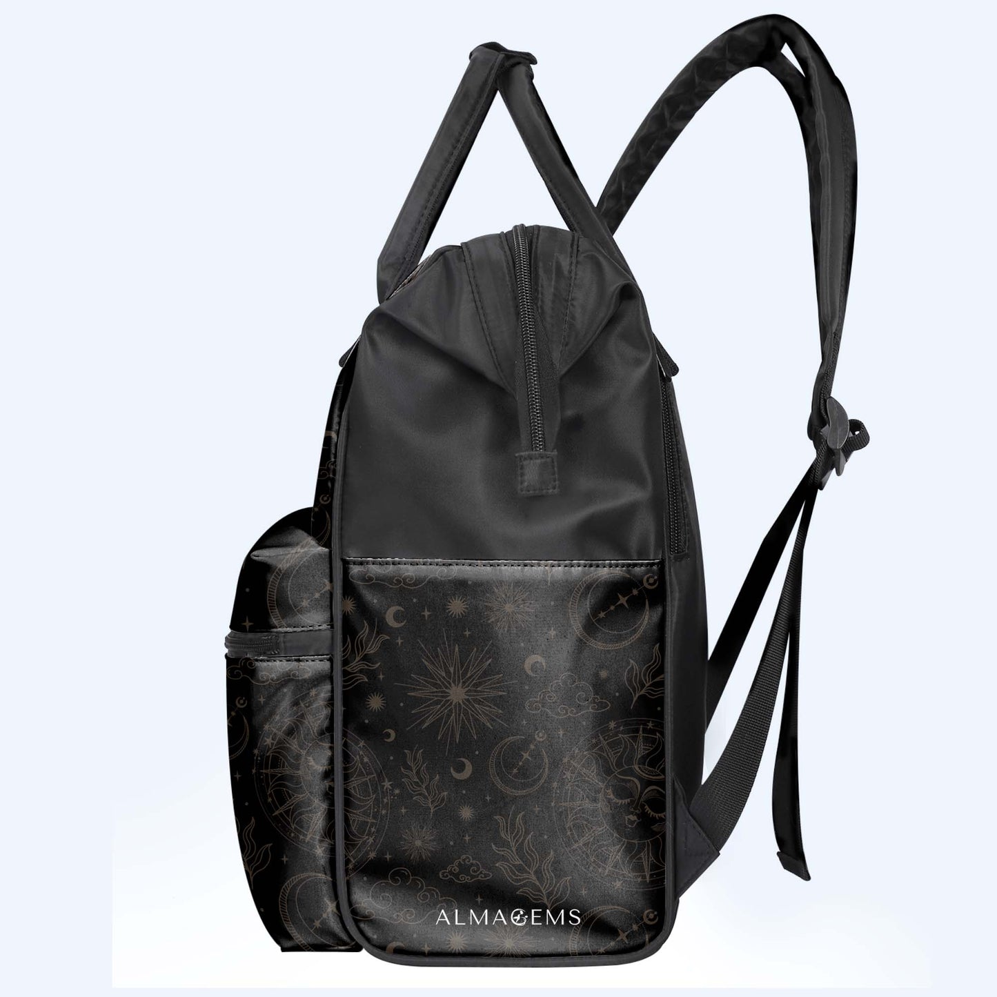 They Whispered To Her You Cannot Withstand The Storm She Whispered Back I Am The Storm - Personalized Custom Duckbilled Travel Backpack - HS006_DKB