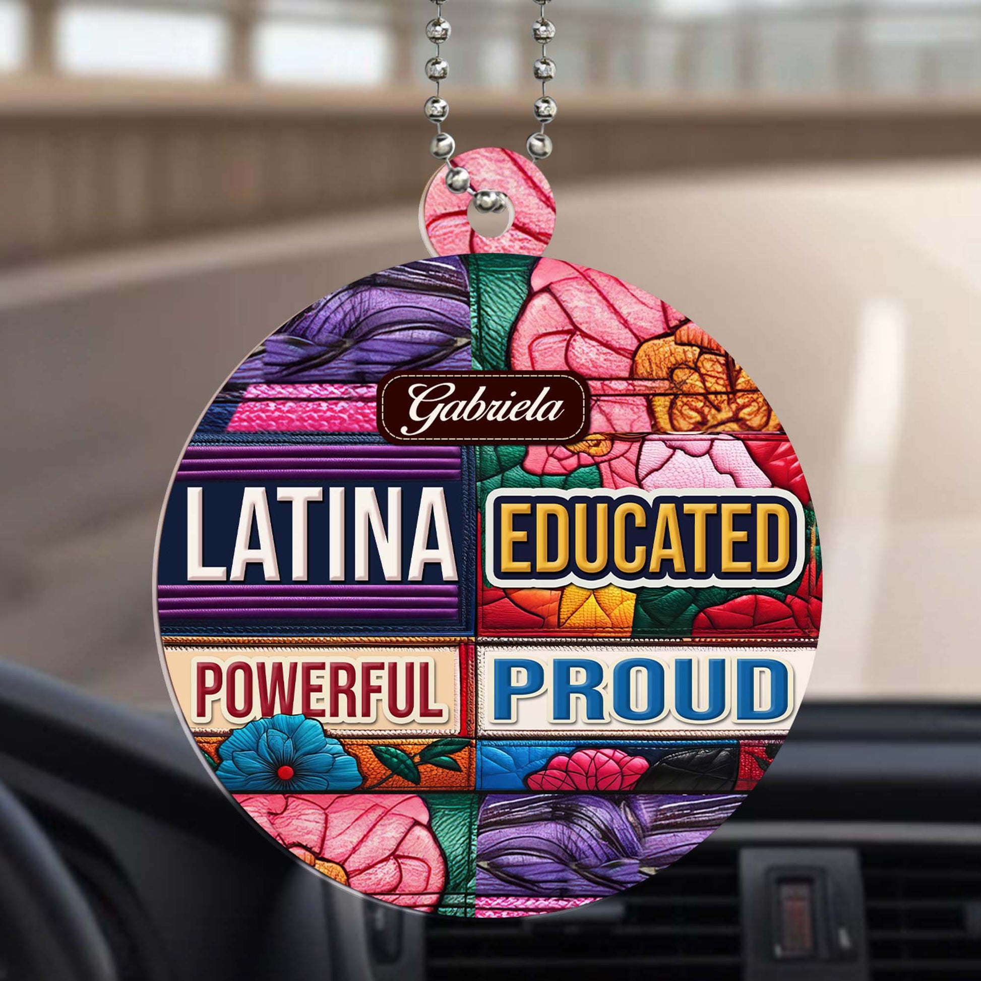 Latina Educated Powerful Proud Ornament