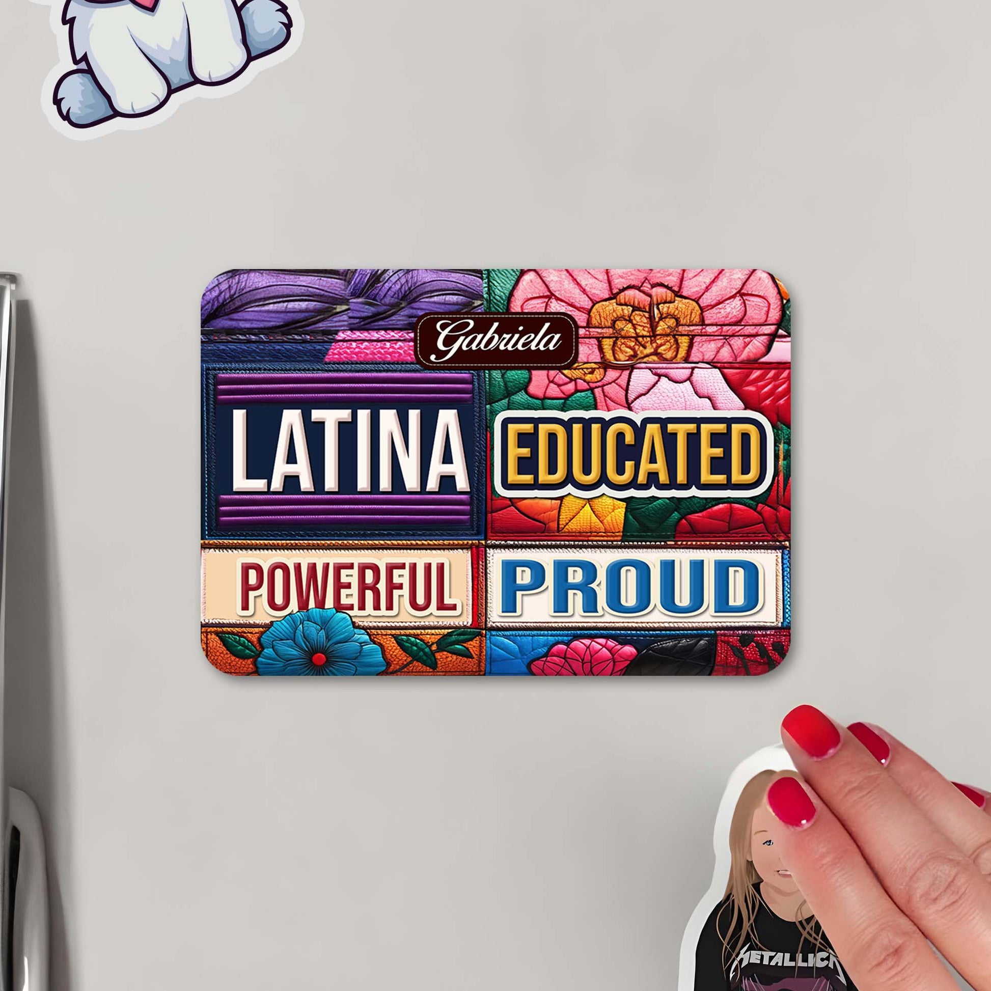 Latina Educated Powerful Proud Magnet