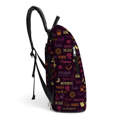 Yo Soy  - Personalized Custom Leather BackPack - HS033_BP