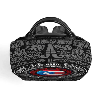 Recuerda siempre que eres más valiente de lo que crees - Mochila de cuero personalizada - HS034_BP