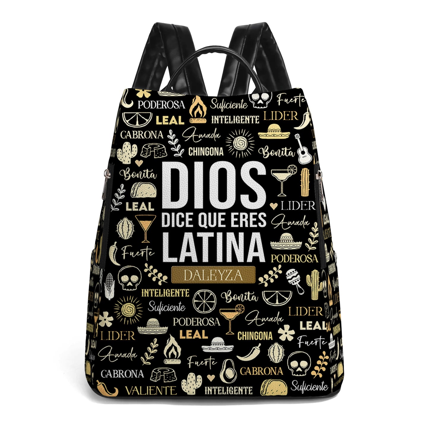 Dios Dice Que Eres - Mochila De Cuero Personalizada - HS035_BP