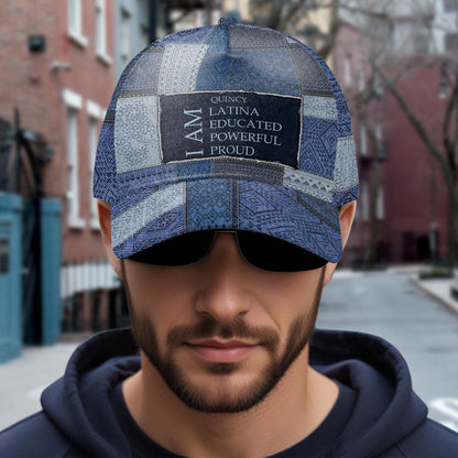 I AM - Personalized Custom Hat, All Over Print Baseball Cap - HS036_BAC