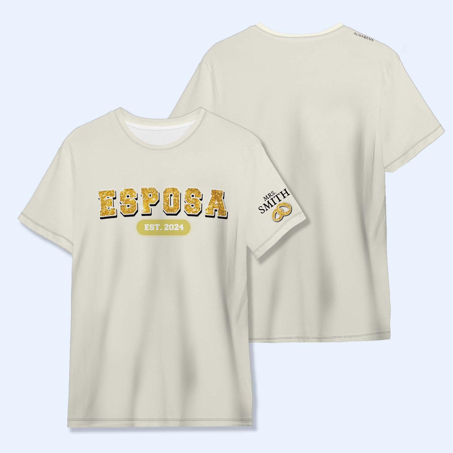 ESPOSA EST... - Personalized Custom Unisex All-Over Printed T-Shirt - HS042_3T