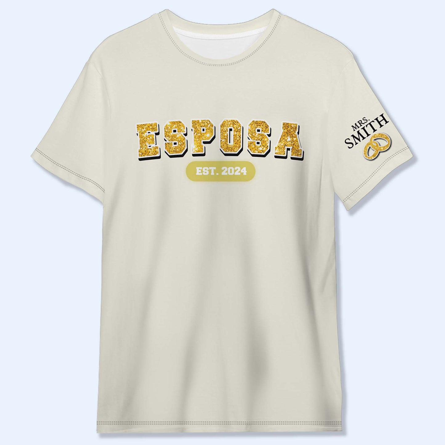 ESPOSA EST... - Personalized Custom Unisex All-Over Printed T-Shirt - HS042_3T