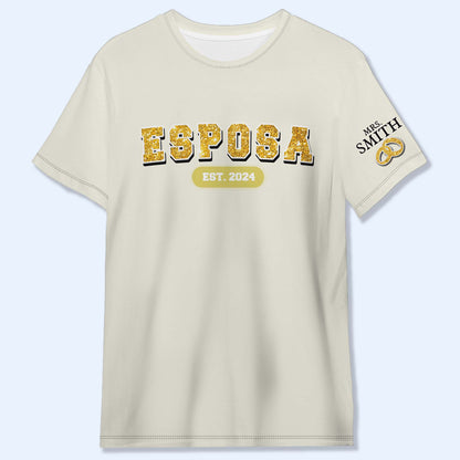 ESPOSA ESTÁ... - Camiseta unisex personalizada con estampado integral - HS042_3T