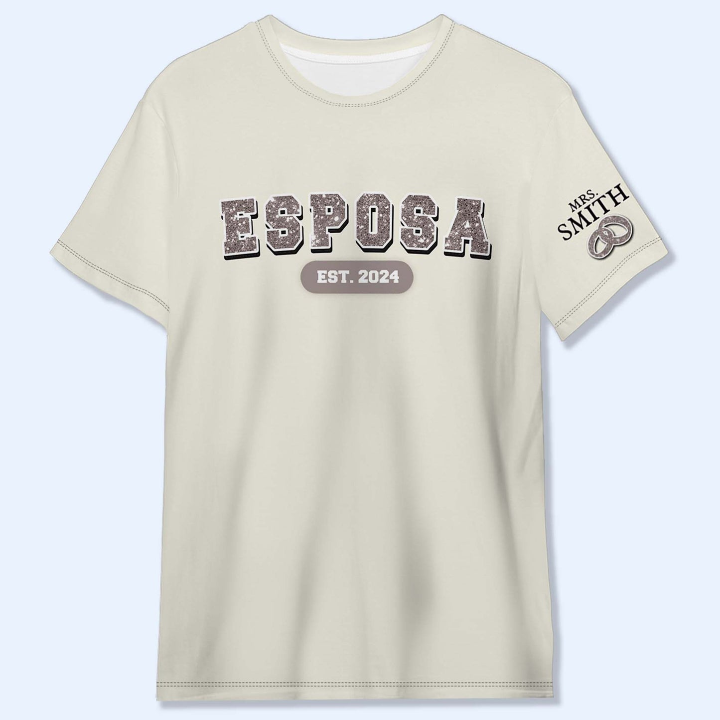 ESPOSA ESTÁ... - Camiseta unisex personalizada con estampado integral - HS042_3T