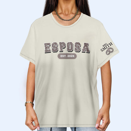 ESPOSA EST... - Personalized Custom Unisex All-Over Printed T-Shirt - HS042_3T