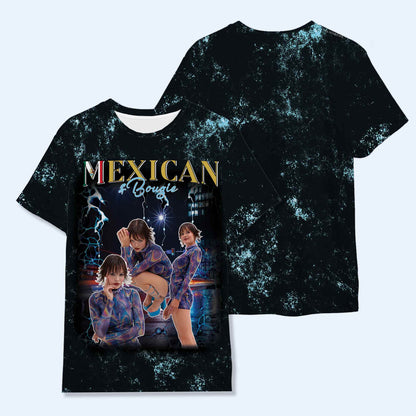 Camiseta pirata mexicana - Camiseta unisex personalizada con estampado completo - HS043_3T