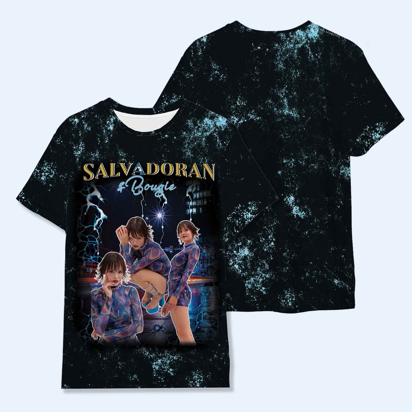 Salvadoran Bootleg T-Shirt - Personalized Custom Unisex All-Over Printed T-Shirt - HS045_3T