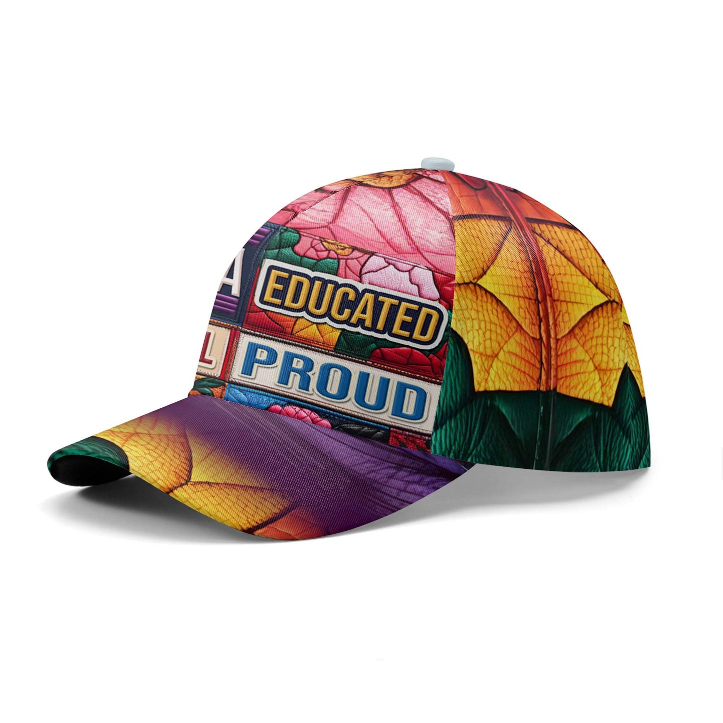 Educated Powerful Proud - Personalized Custom Hat, All Over Print Baseball Cap - HS054_BAC