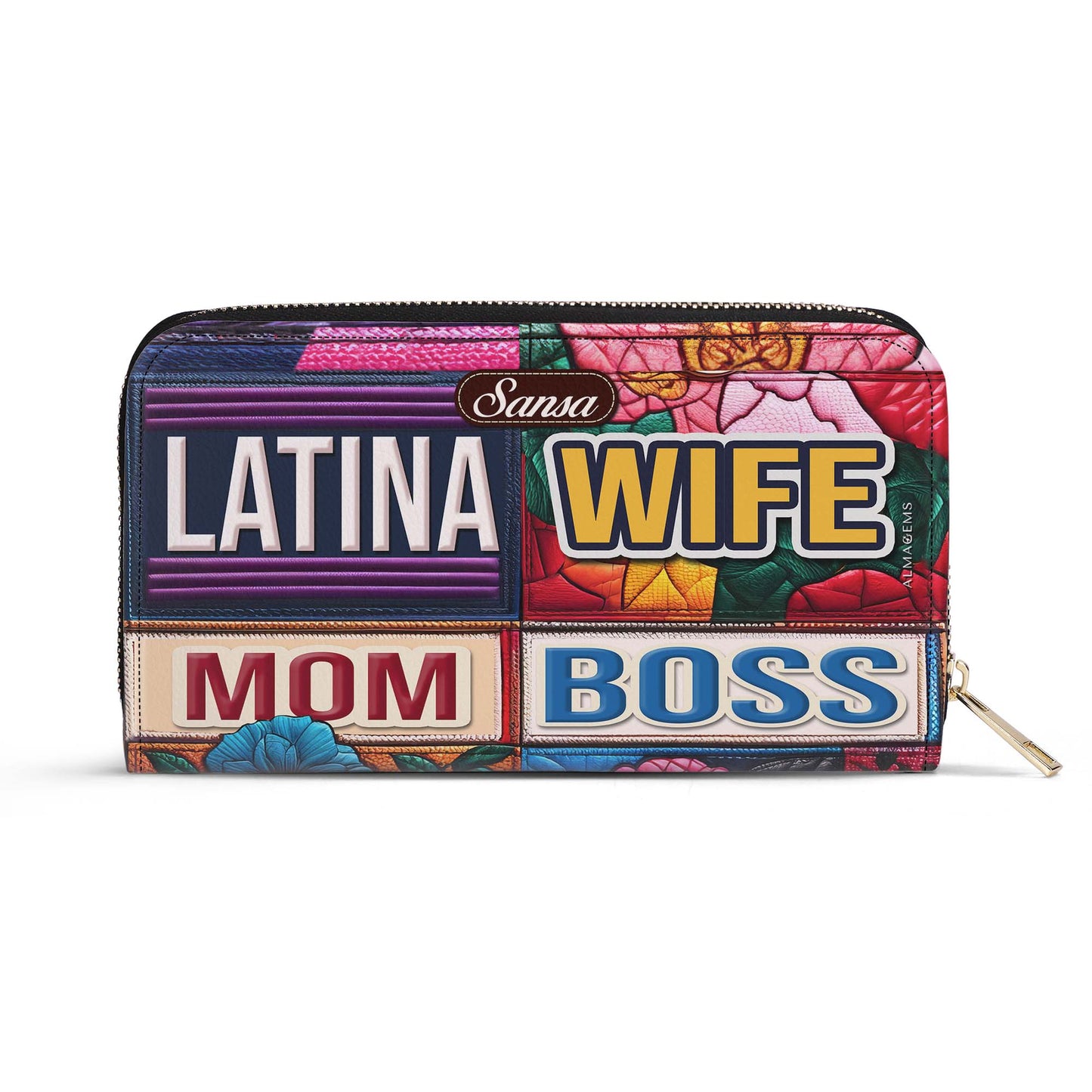 ESPOSA. MAMÁ. JEFA - Cartera de piel para mujer - HS054_WW