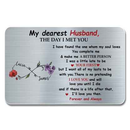 My Dearest Husband, The Day I Met You, Flowers