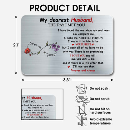 My Dearest Husband, The Day I Met You, Flowers