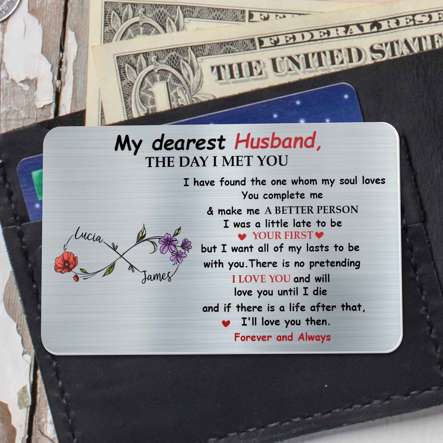 My Dearest Husband, The Day I Met You, Flowers