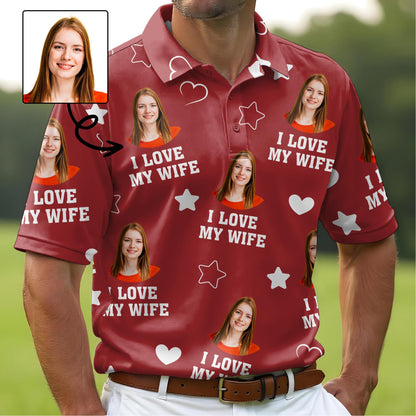 I Love My Wife With Hearts And Stars