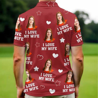 I Love My Wife With Hearts And Stars