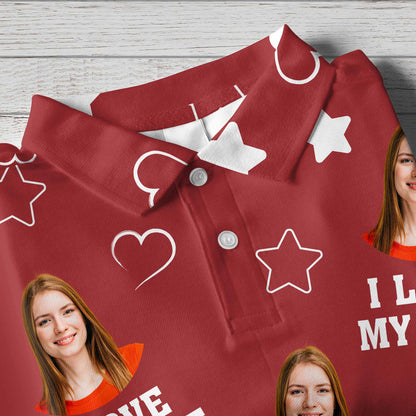 I Love My Wife With Hearts And Stars