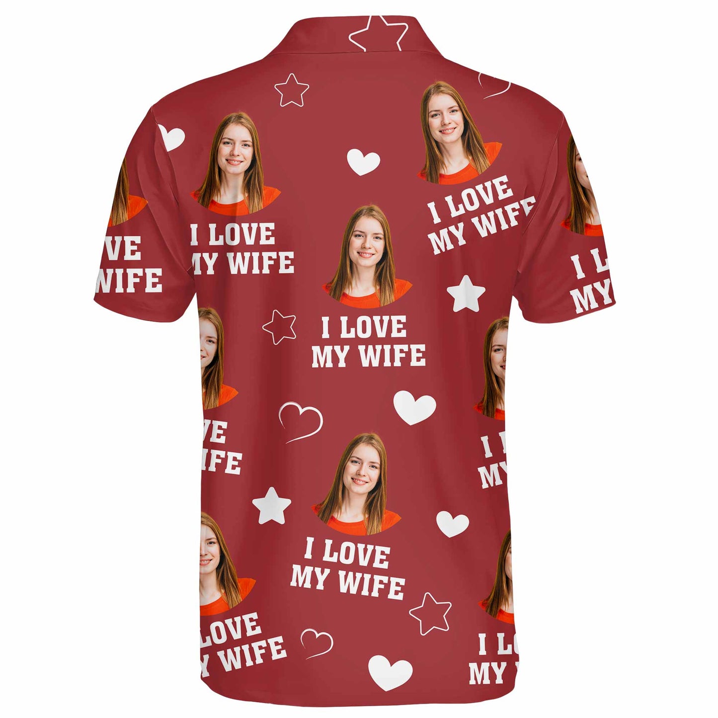 I Love My Wife With Hearts And Stars