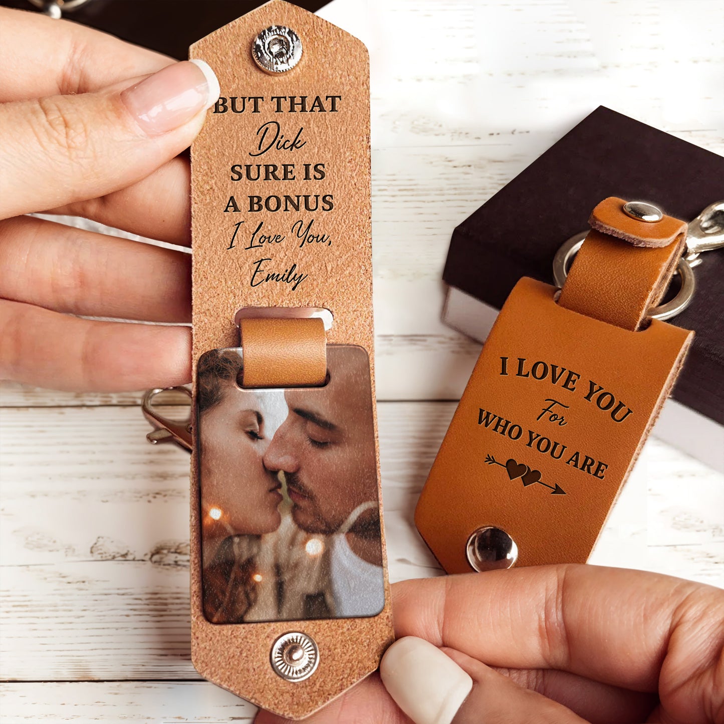 I Love You For Who You Are But That Kiss Sure Is A Bonus, Hearts