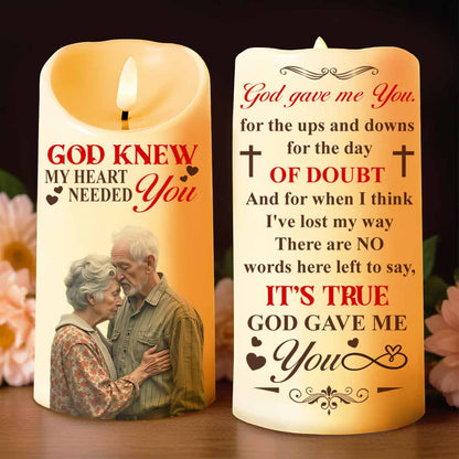 God Knew My Heart Needed You With Cross And Hearts