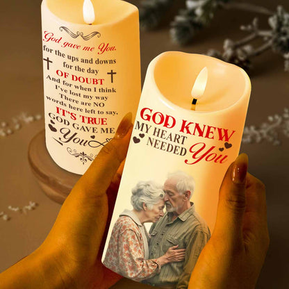 God Knew My Heart Needed You With Cross And Hearts