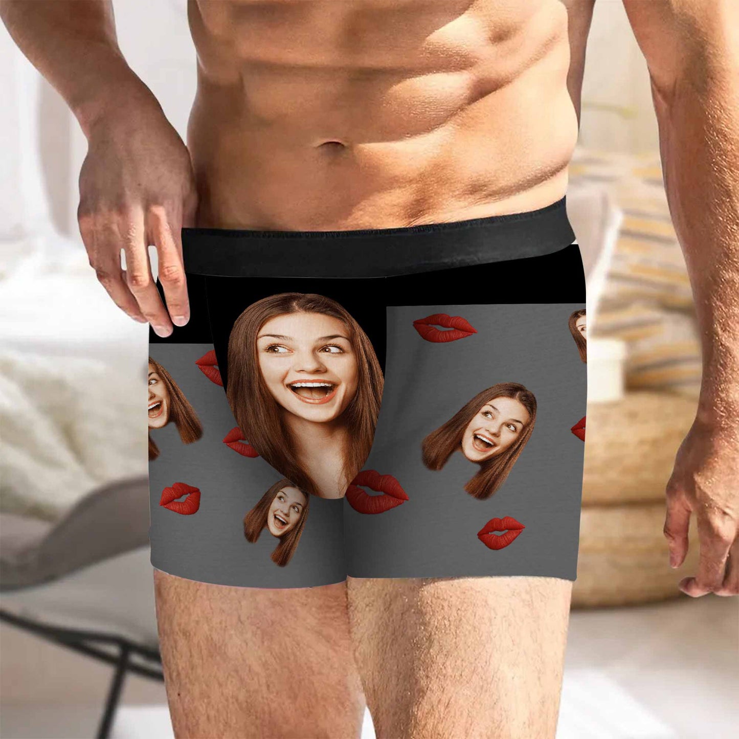 Playful Faces And Lips Design