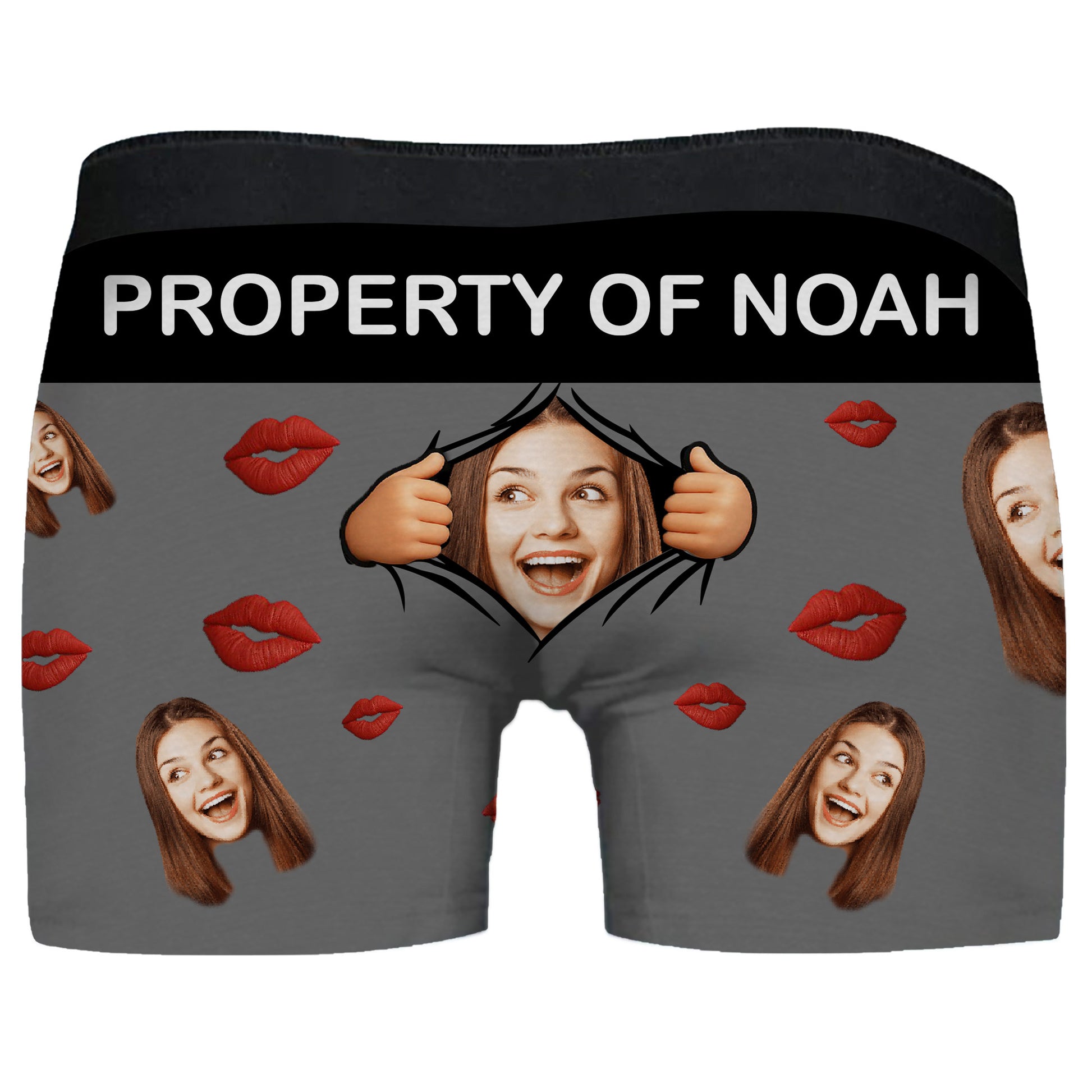 Playful Faces And Lips Design