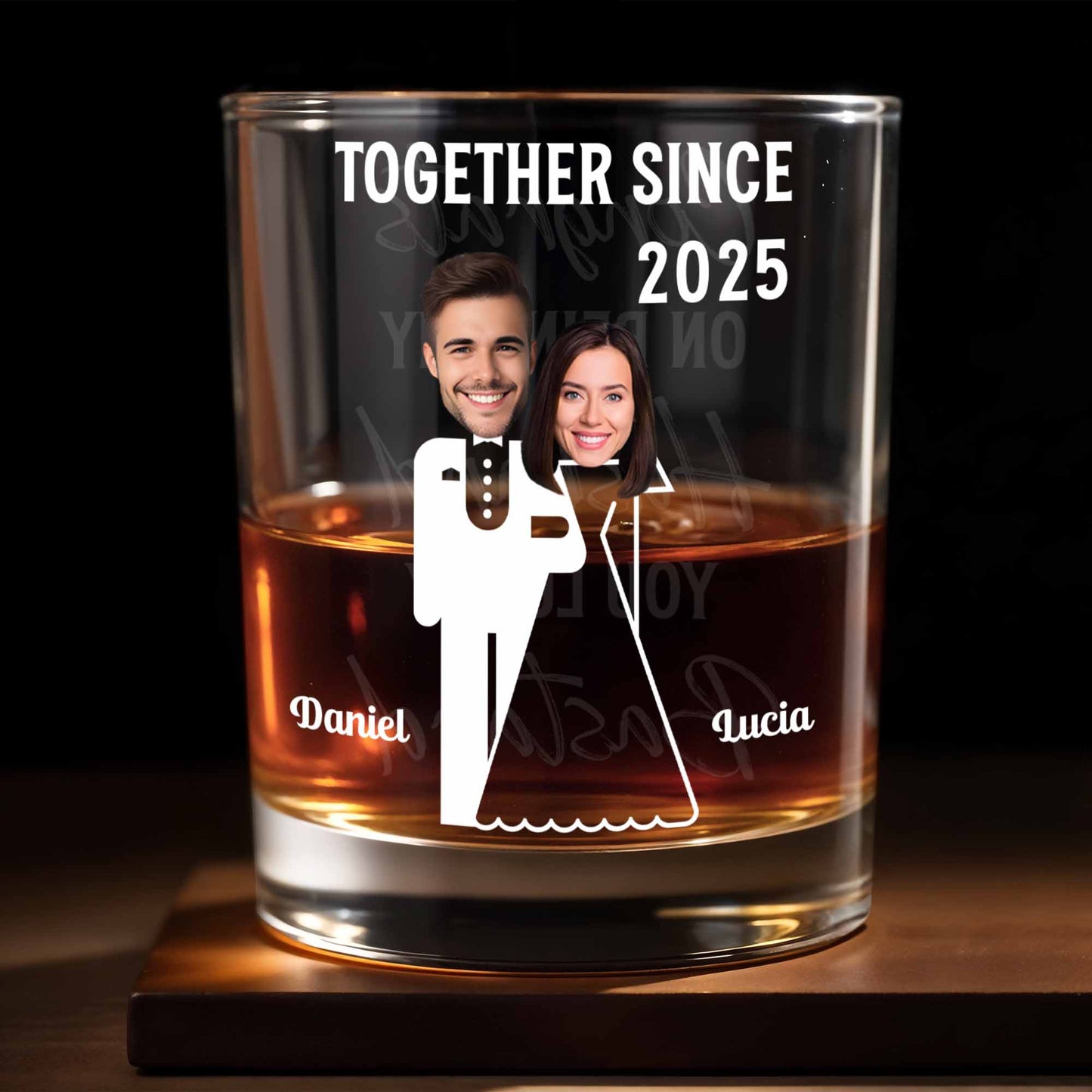 Together Since, Featuring Couple Silhouettes