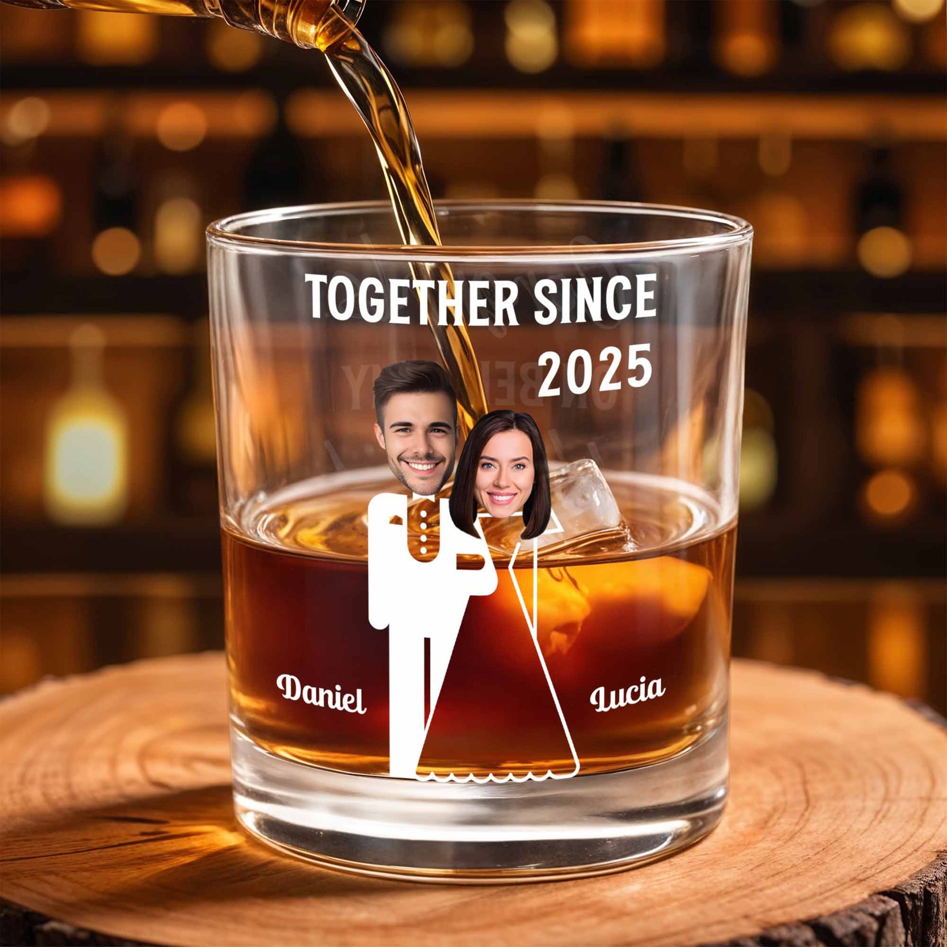 Together Since, Featuring Couple Silhouettes