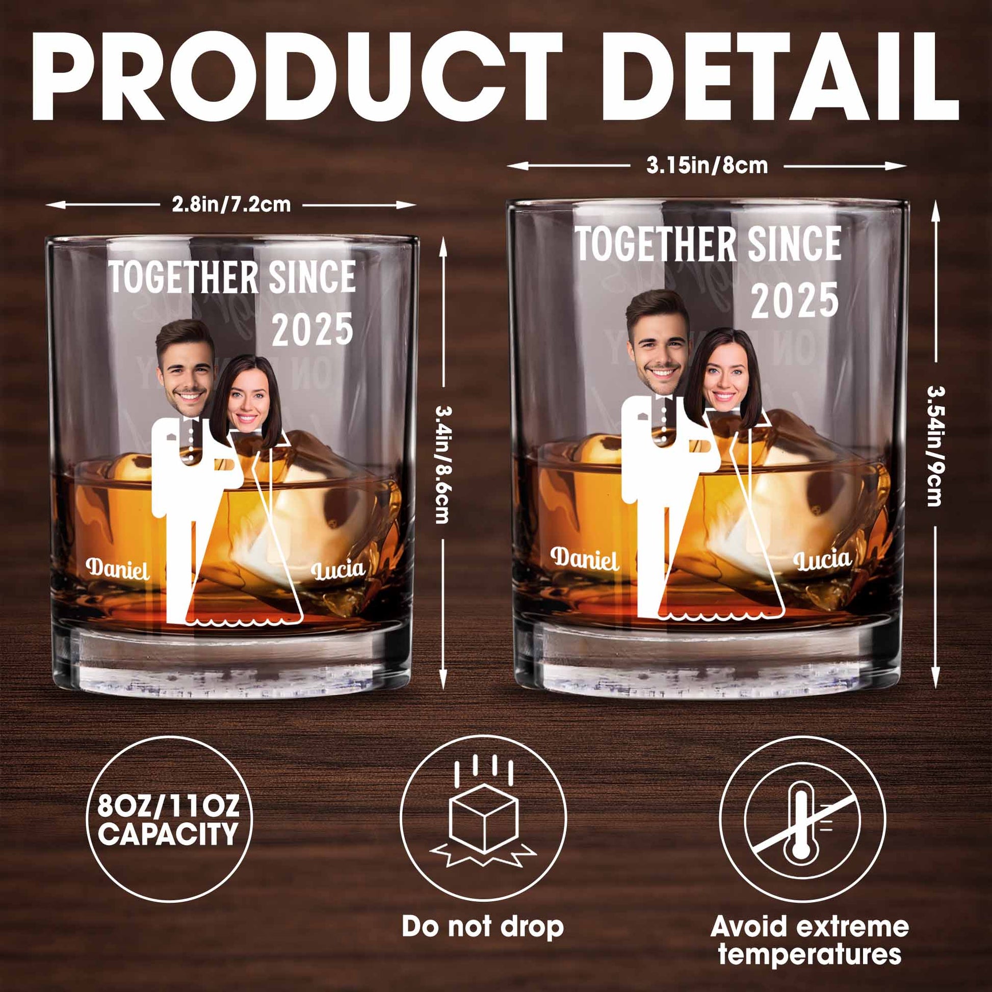 Together Since, Featuring Couple Silhouettes