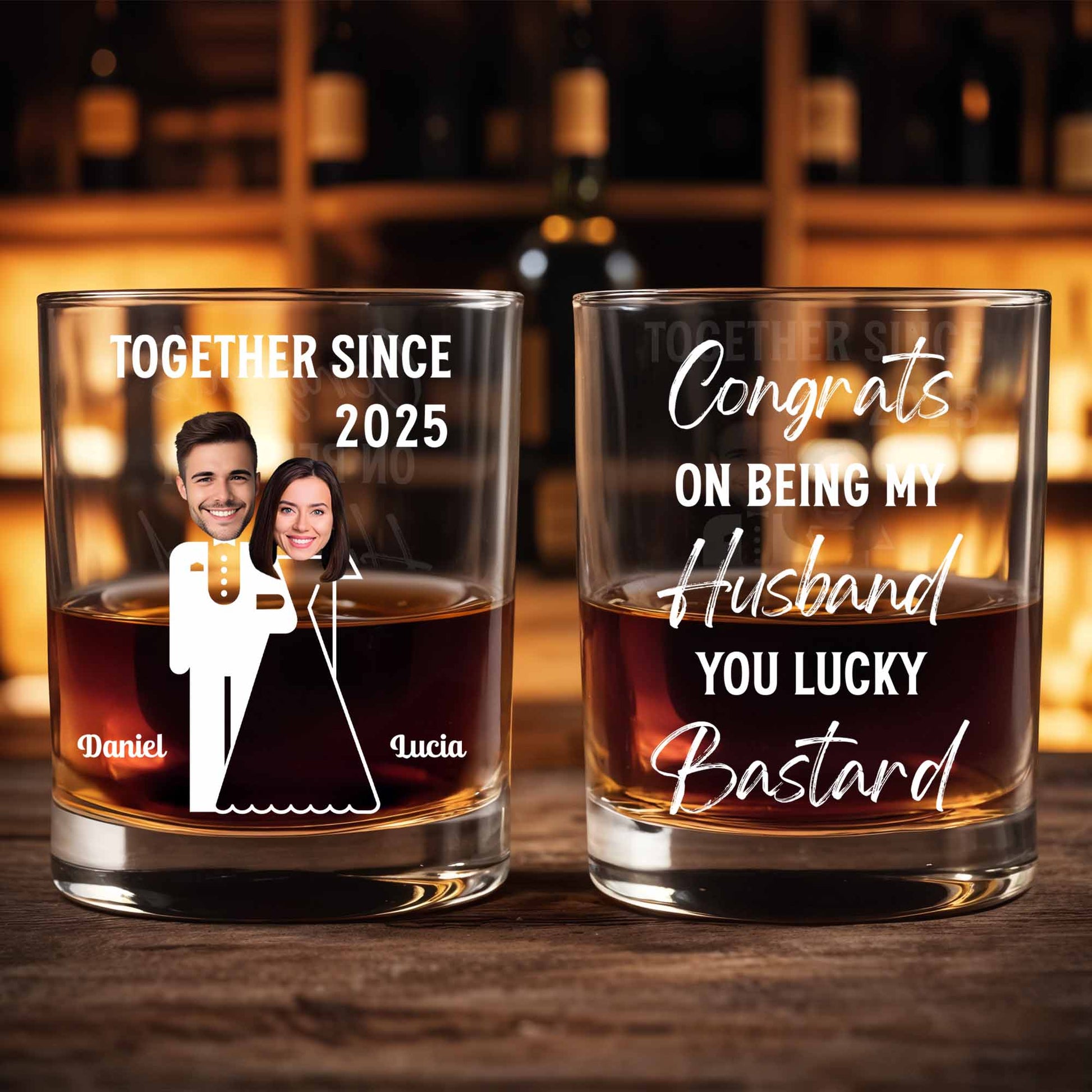 Together Since, Featuring Couple Silhouettes